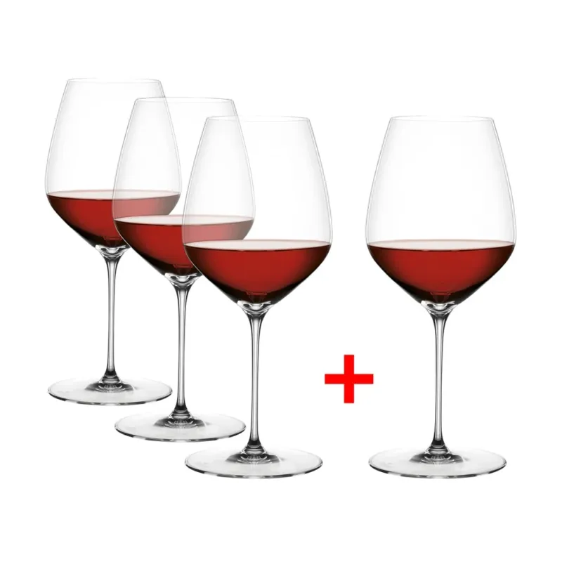 73.4 cl - Spiegelau Hi-Lite Calice Vino Burgundy In Vetro - Set 4 Pz Scelto Dai Clienti