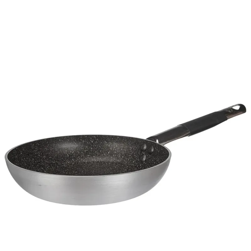 Solo Oggi Agnelli Effetto Pietra Padella Bassa Svasata Antiaderente Infinity In Alluminio Con Manico Cool