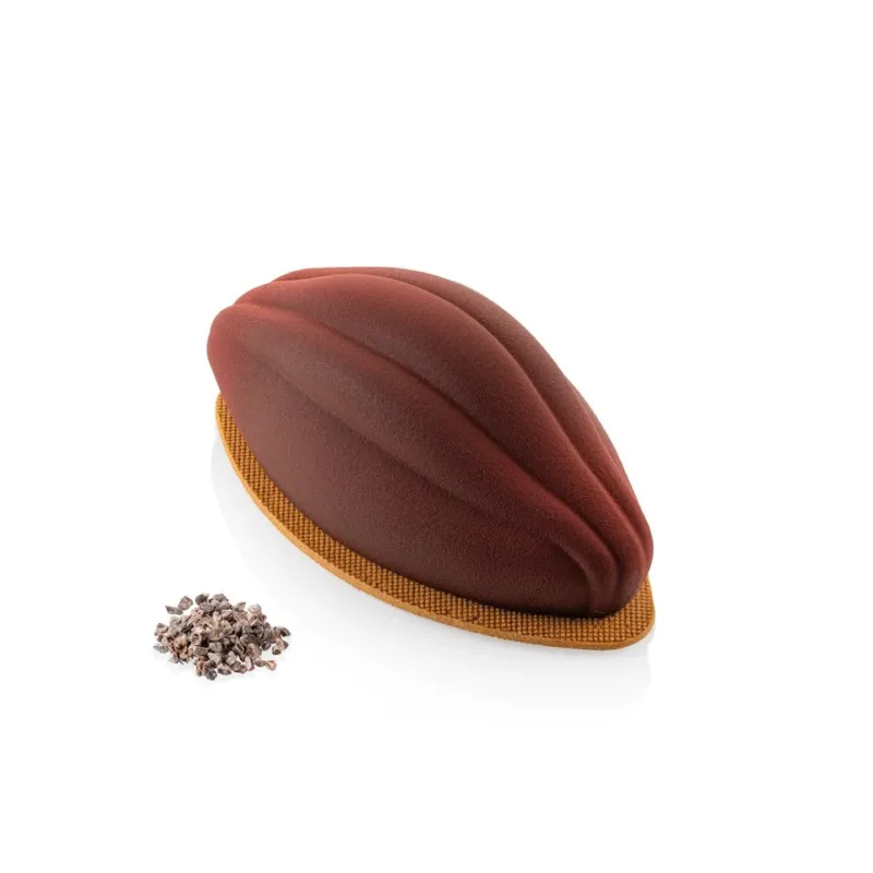 Prezzo Di Fabbrica 1 Forma - Silikomart Cacao 700 Stampo Dolci Frutta Realistica In Silicone Cutter Incluso