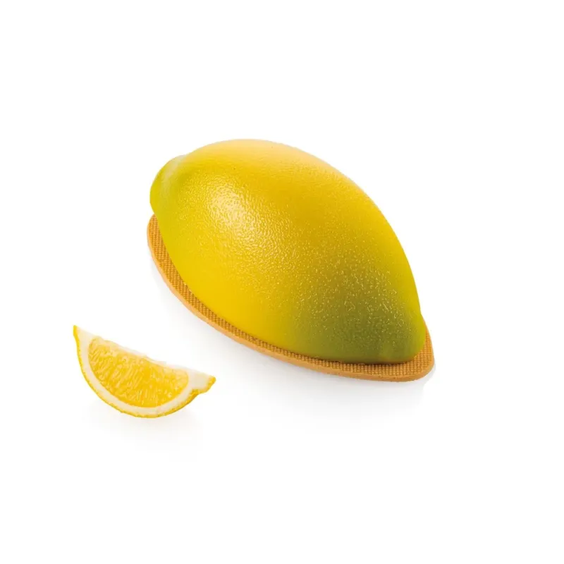 1 Forma - Silikomart Limone 700 Stampo Dolci Frutta Realistica In Silicone Cutter Incluso Nuova Collezione