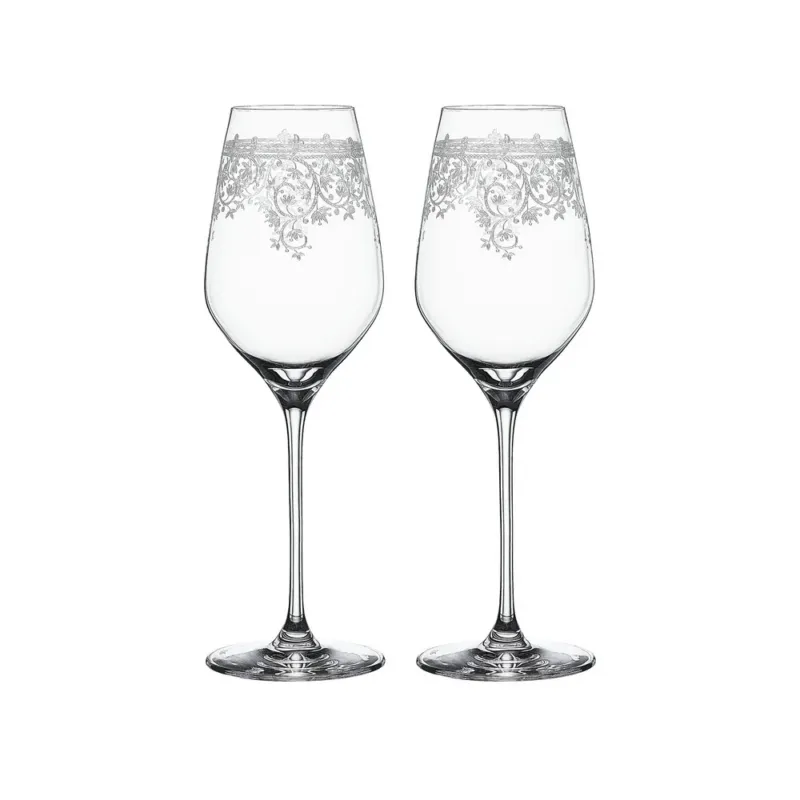 Nuova Collezione 50 cl - Spiegelau Arabesque Calice Vino Bianco In Vetro Cristallino - Set 2 Pz