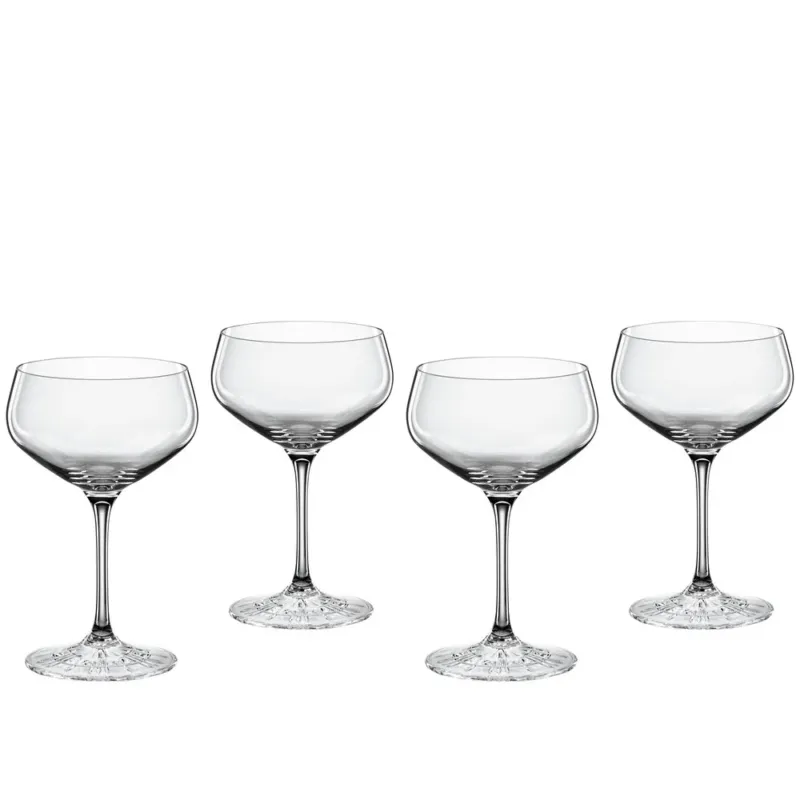 Promozione 23.5 cl - Spiegelau Perfect Serve Collection Calice Cocktail Coupette In Vetro Cristallino - Set 4 Pz