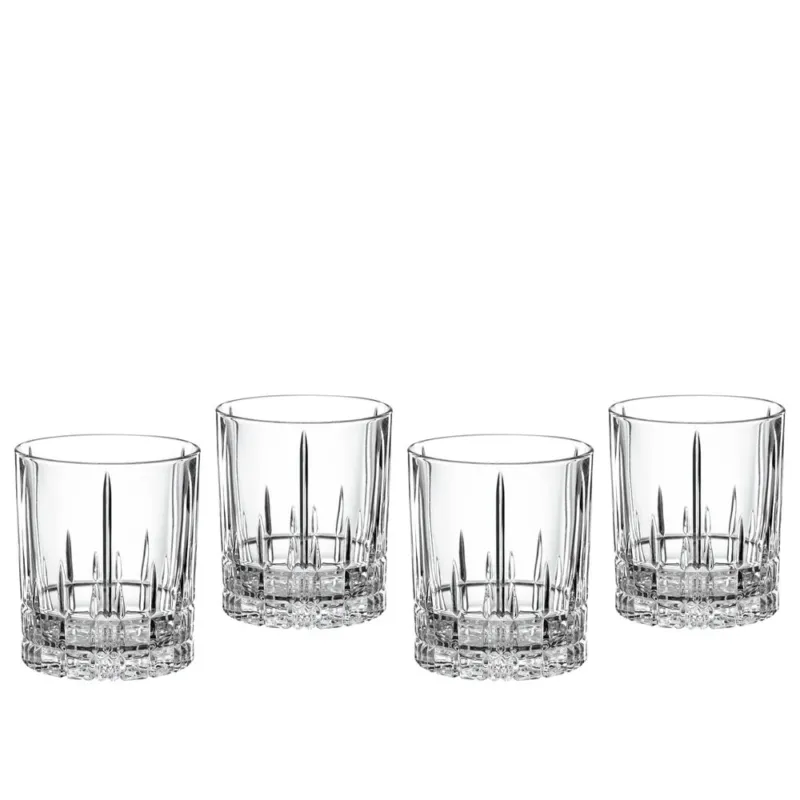 Promozione Esclusiva 37 cl - Spiegelau Perfect Serve Collection Bicchiere Cocktail DOF In Vetro Cristallino - Set 4 Pz