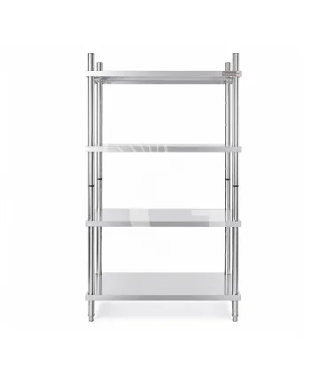 Scaffale Acciaio Inox 4 ripiani L 1400 x P 500 x H 2000 mm Ultima Occasione