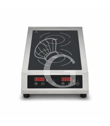 Piastra a induzione 2 zone di cottura Ø 200/220 mm - 3500+3500 W Compra Adesso