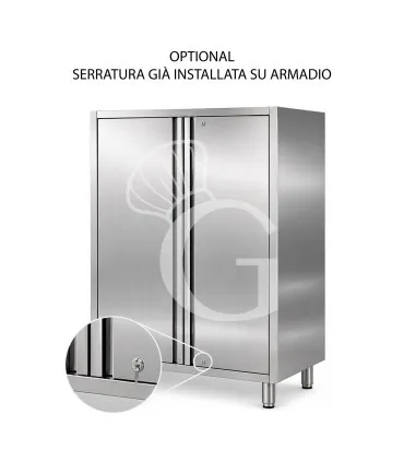 Serratura a chiave doppia già installata per Armadi in acciaio inox Direttamente Dal Produttore