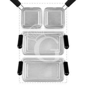 Subito Disponibile Set di cestelli cuocipasta - 2xGN1/6 + 2xGN1/3 H 200mm - acciaio inox compatibile con SCP1V90G, SCP2V90G, SCP2V90E, SCP1V90E