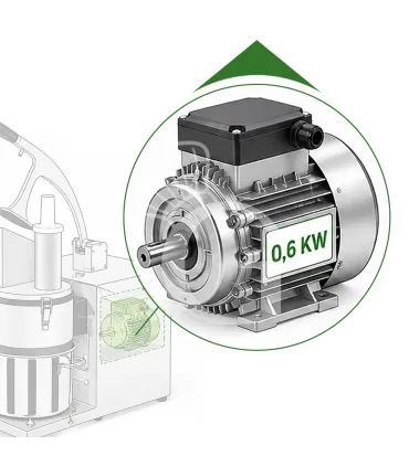 Motore potenziato a 0,6 KW per tagliaverdure modello TV4000 Occasione Imperdibile
