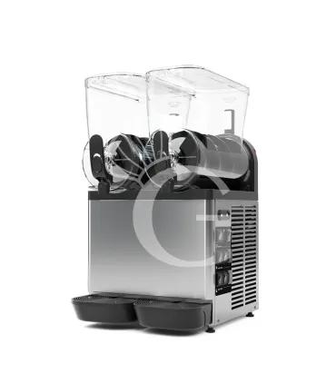 Macchina per sorbetto e granite 2 vasche 12 LT + 12 LT 0,75 KW Offerta Del Giorno