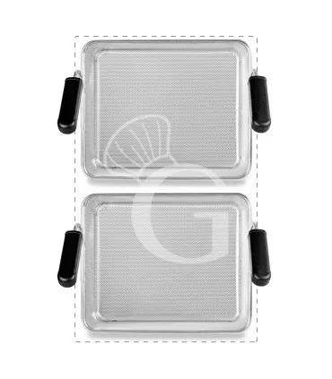 Set di cestelli cuocipasta - 2x GN1/2 H 200mm manici verticali compatibile con SCP1V90G, SCP2V90G, SCP2V90E, SCP1V90E Ultima Occasione