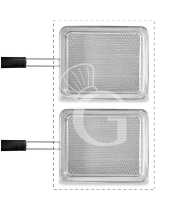Set di cestelli cuocipasta - 2x GN1/2 - H 200mm - acciaio inox compatibile con SCP1V90G, SCP2V90G, SCP2V90E, SCP1V90E Soddisfatti O Rimborsati