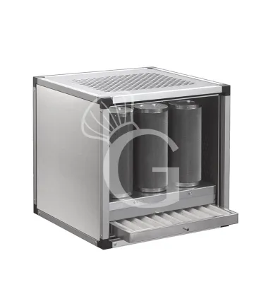 Spedizione Espresso Gruppo filtrazione 5 filtri a carbone attivo per installazioni consentite senza canna fumaria