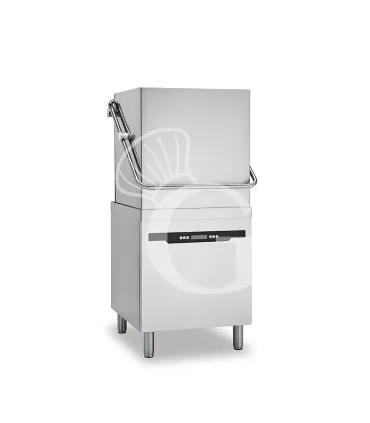 Ultimissimo Modello Lavastoviglie a capotta elettronica 50×50 con recupero del vapore, dosatori e pompa di scarico