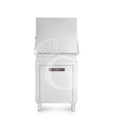 Più Venduto Lavastoviglie a capotta elettronica 50×50 con dosatori brillantante e detergente, pompa di scarico