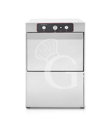 Saldi Lavabicchieri Professionale Ø400 mm H270 elettromeccanica a doppia parete, dosatore brillantante/detergente, pompa di scarico