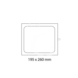 Vendita Finale Stampo 195x260mm ad 1 impronta per termosigillatrice modello TS300