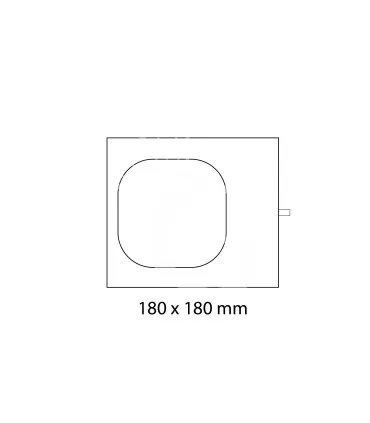 Più Venduto Stampo 180x180mm ad 1 impronta per termosigillatrice modello TS300
