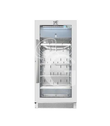 Armadio Refrigerato Professionale per Frollatura Carne +1°C / +25°C con Porta in Vetro - 233 Lt, Lampada UV e Controllo Umidità Super Prezzo