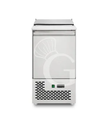 Promozione Esclusiva Saladette refrigerata una porta, temperatura +2°C/+8°C, piano in inox e polietilene