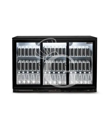 Novità Vetrina frigo ventilata da banco o retrobanco orizzontale 3 porte scorrevoli 303 LT - temperatura 2°C/+10°C