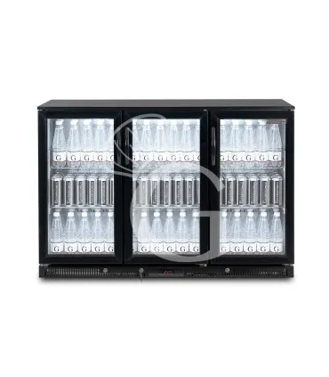 Ultime Pezzi Vetrina frigo ventilata da banco o retrobanco orizzontale, 3 porte battenti 295 LT - temperatura 2°C/+10°C