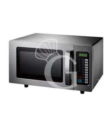 Forno a microonde digitale in Acciaio Inox – capacità 25 LT, 1,5 KW, 1 magnetron e luce interna Offerta Lampo