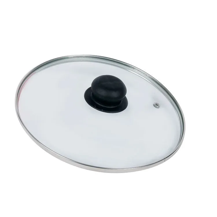 Offerta Limitata COPERCHIO VETRO C/BORDO INOX CM 26