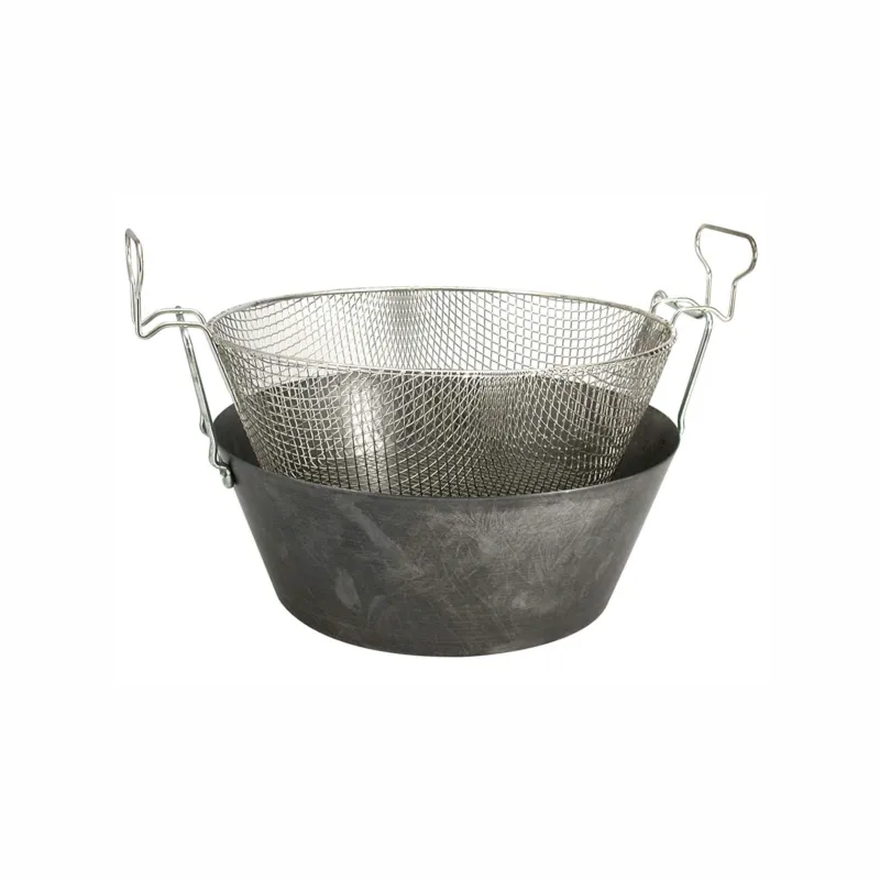 Direttamente Dal Produttore FRIGGITRICE FERRO C/CESTELLO CM 40 3065