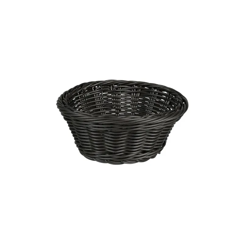Di Tendenza CESTINO PANE NERO PLASTIFICATO 17X7 CM