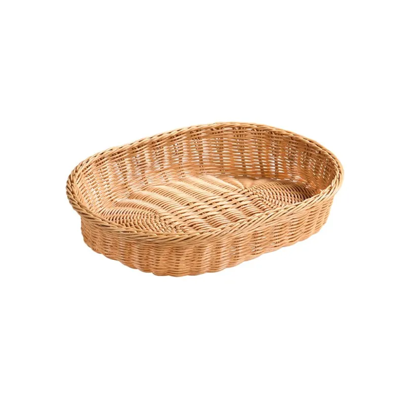 Esclusivo CESTINO PANE OVALE PLASTIFICATO 40X30X8 CM