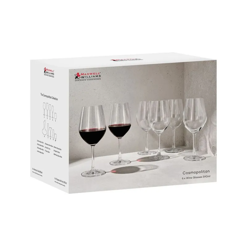 Super Prezzo COSMOPOLITAN SET 6 PZ CALICI VINO BIANCO 425 ML