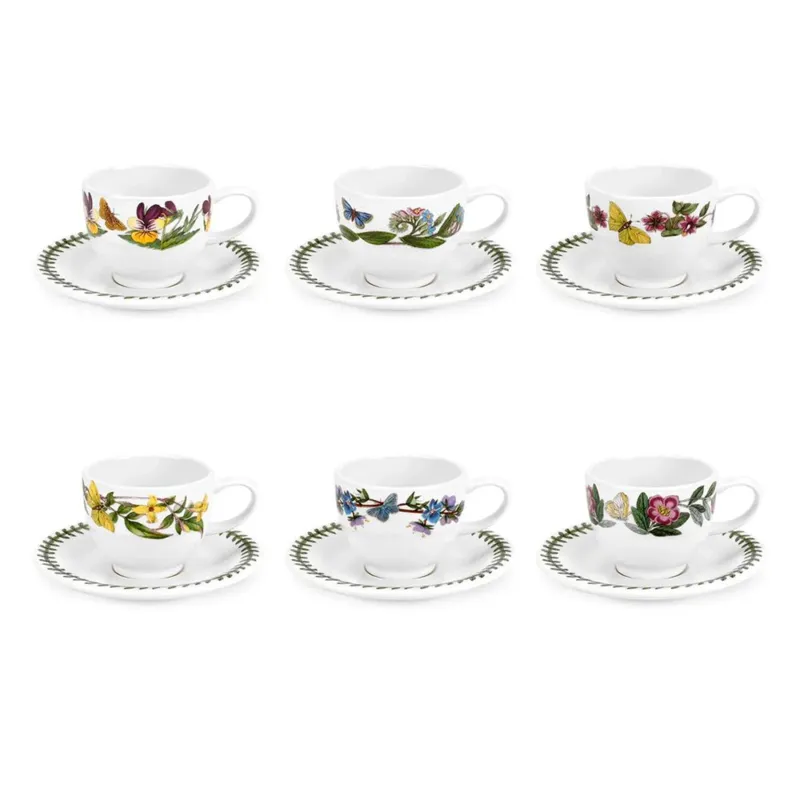 Solo Oggi BOTANIC GARDEN TAZZA CAFFE‘ CON PIATTO 6 PZ