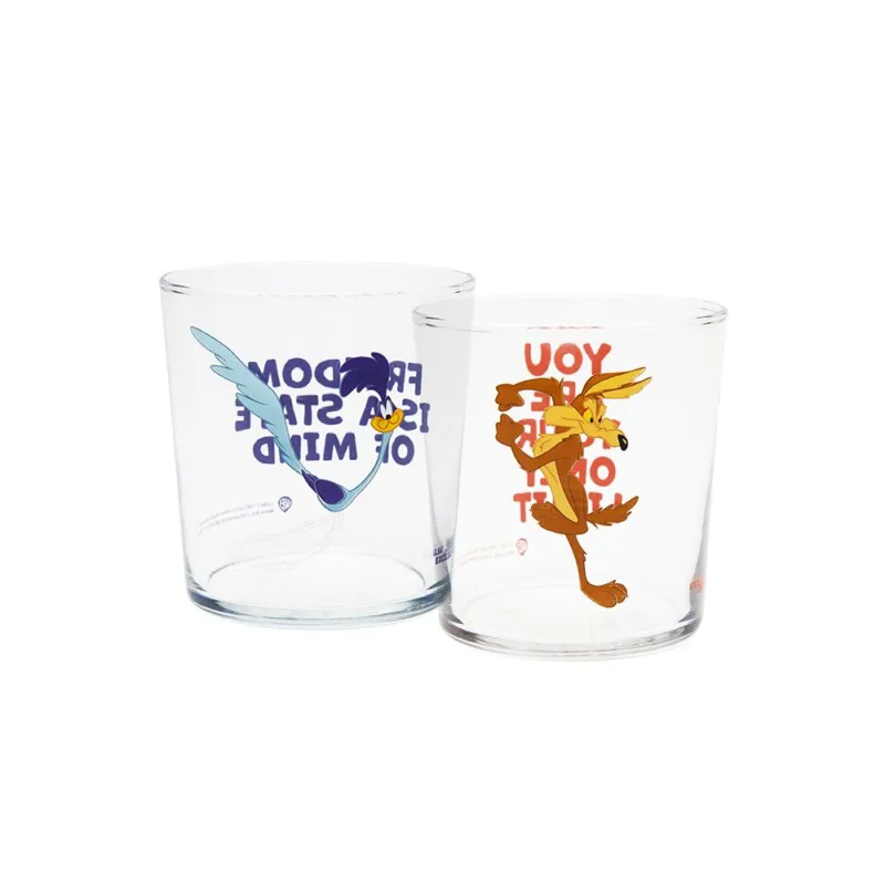 Più Venduto BEEP BEEP&WILLY COYOTE BICCHIERI ACQUA 2 PZ