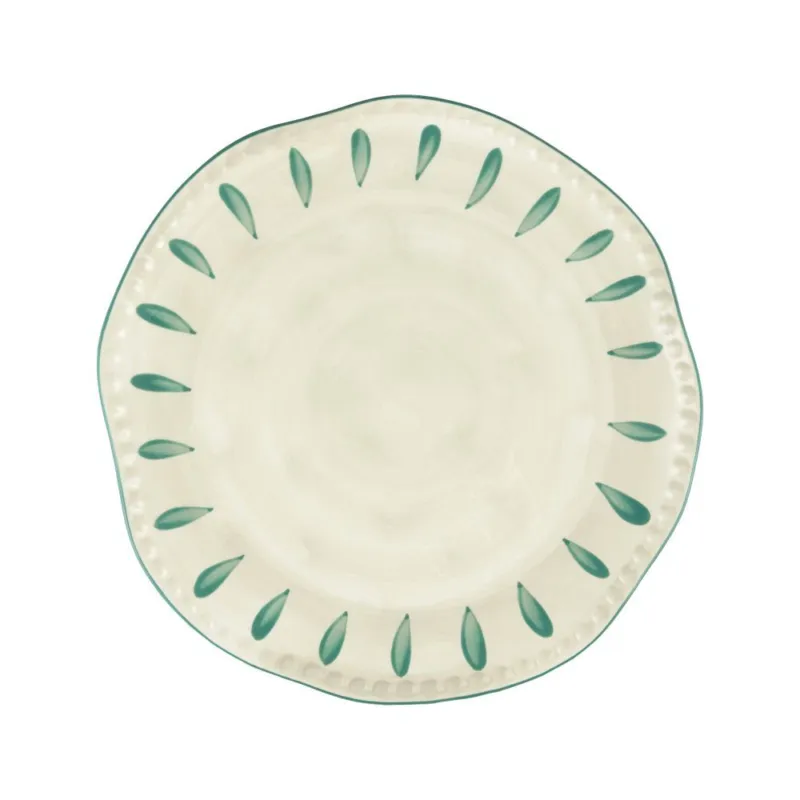 Miglior Prezzo DOMITILLA VERDE ACQUA PIATTO ROTONDO 32 CM