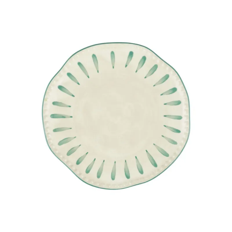 Super Prezzo DOMITILLA VERDE ACQUA PIATTO FRUTTA