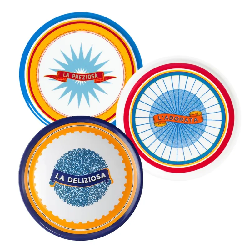 BELPAESE 2 SET 3 PIATTI PIZZA 32 CM Super Prezzo