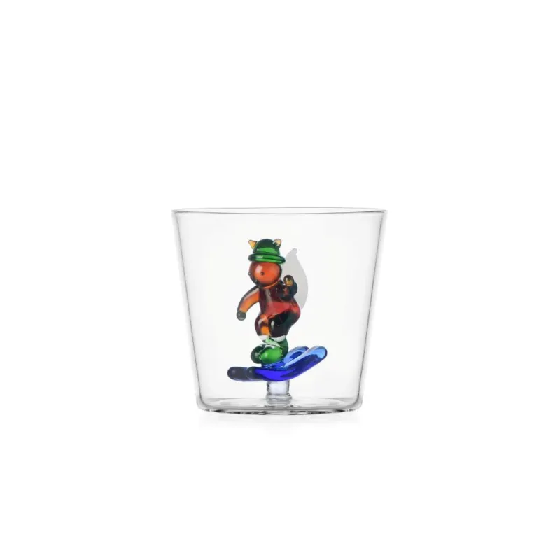 Reso Gratuito SNOW GAMES TUMBLER SCOIATTOLO E SCI