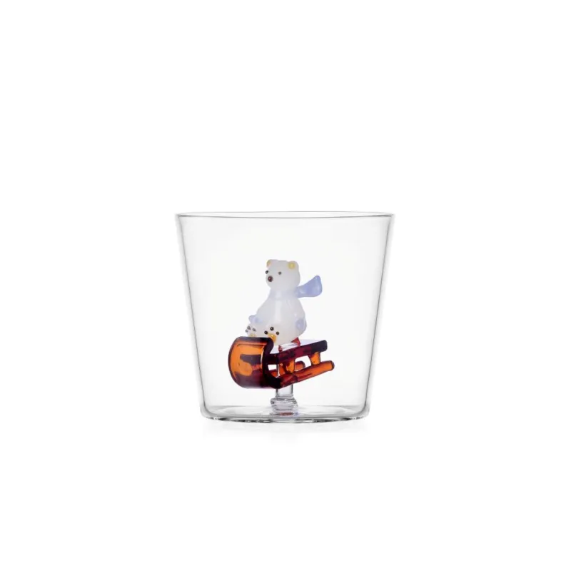 A Buon Prezzo SNOW GAMES TUMBLER ORSO E SLITTINO