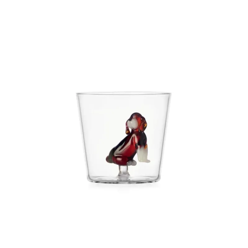 Nuova Collezione DOGS TUMBLER BASSET HOUND