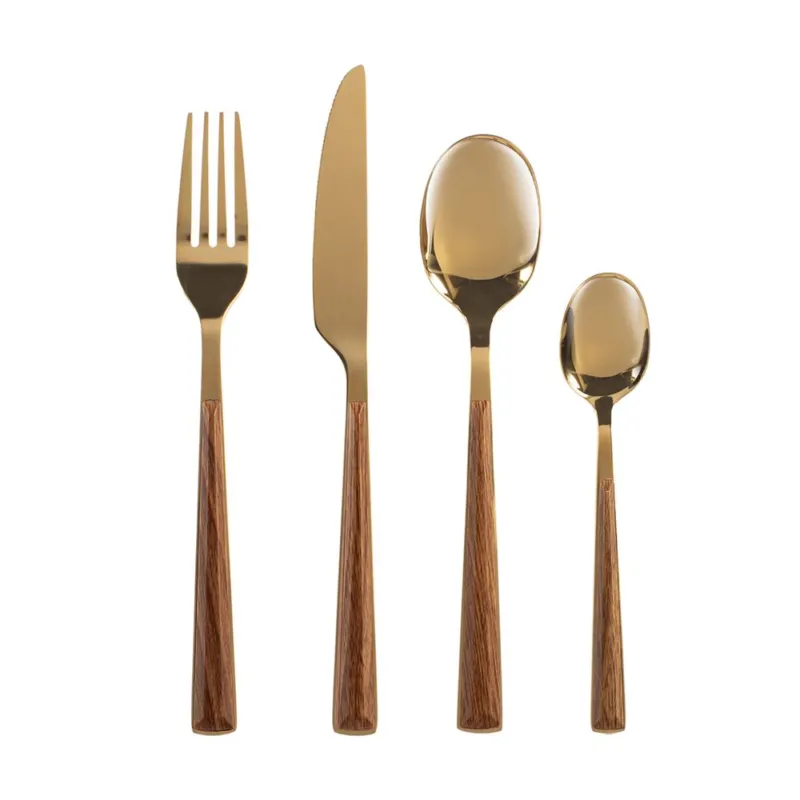 Professionale SYLVA SERVIZIO POSATE 24 PZ ORO LUCIDO