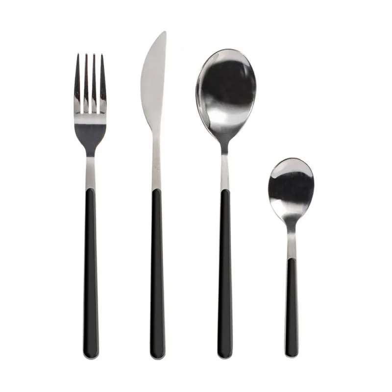 Nuovo Arrivo NOVA SERVIZIO POSATE 24 PZ NERO