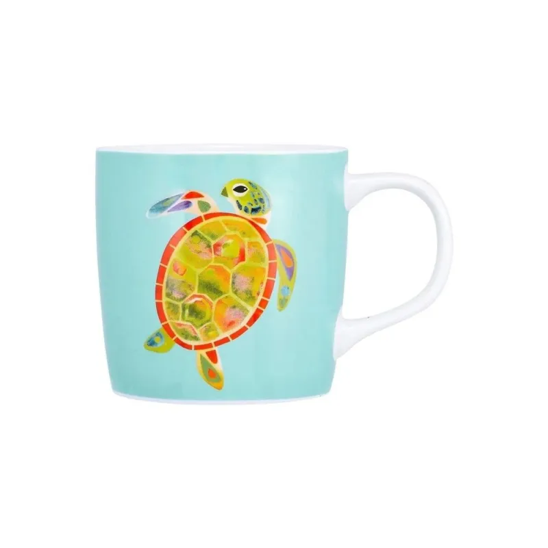 PETE CROMER OZZIE OCEAN MUG 370 ML GREEN TURTLE A Buon Prezzo