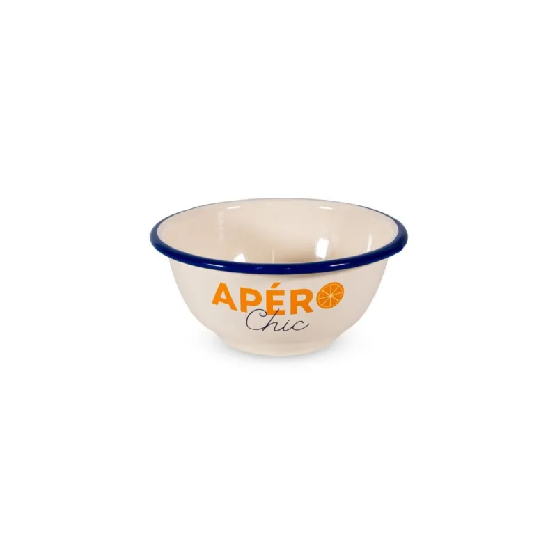 Esclusivo BREST LINE CIOTOLA IN LATTA APERO CHIC 14CM