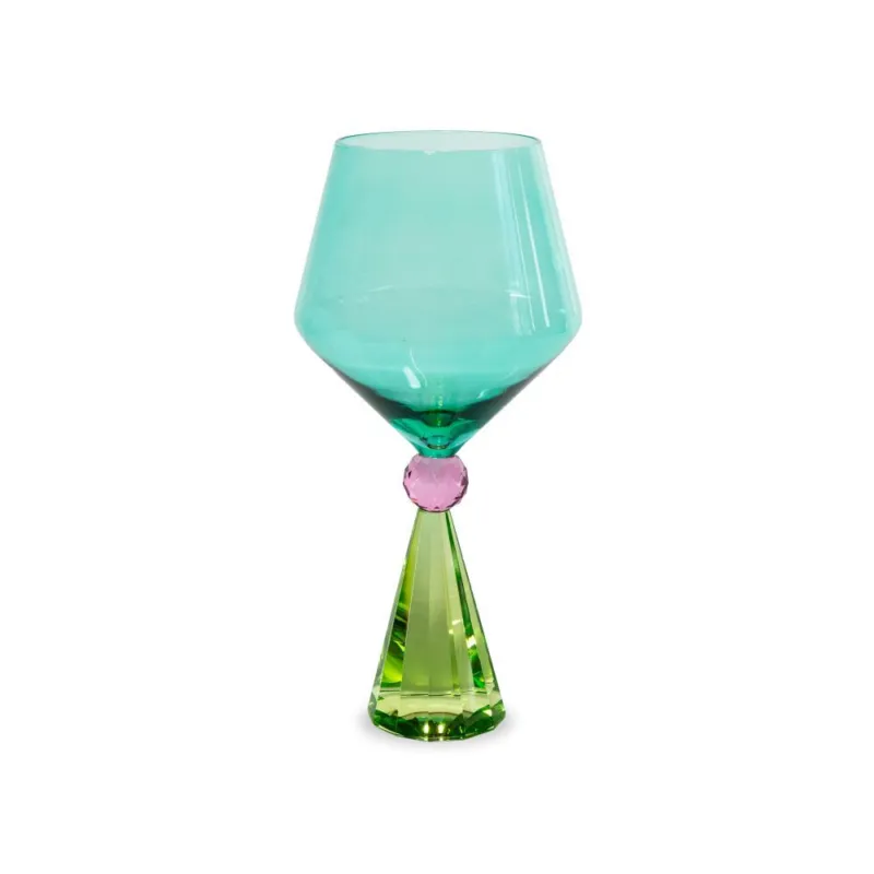 Offerta Lampo ANVERSA CALICE GIN TONIC VERDE E AZZURRO