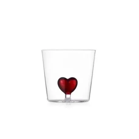 CUORE ROSSO BICCHIERE TUMBLER Ultimissimo Modello