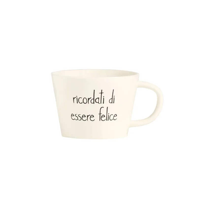 Promozione Esclusiva TAZZA COLAZIONE RICORDATI DI ESSERE FELICE