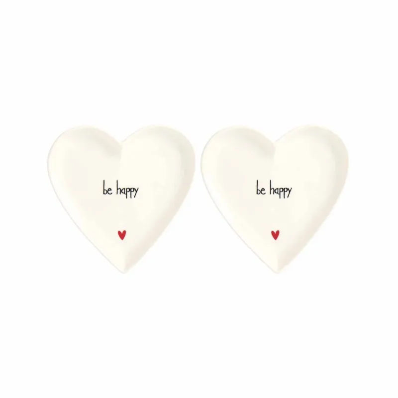 SET 2 PIATTI CUORE 12 CM BE HAPPY Professionale