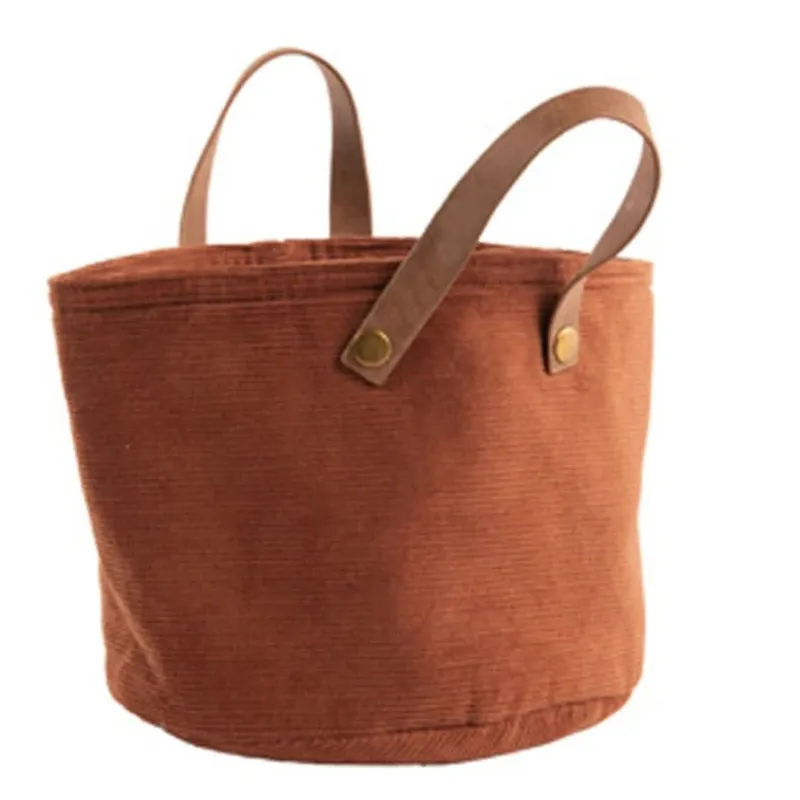 Esclusivo VELMAR SACCHETTO PORTAPANE 18 CM COGNAC