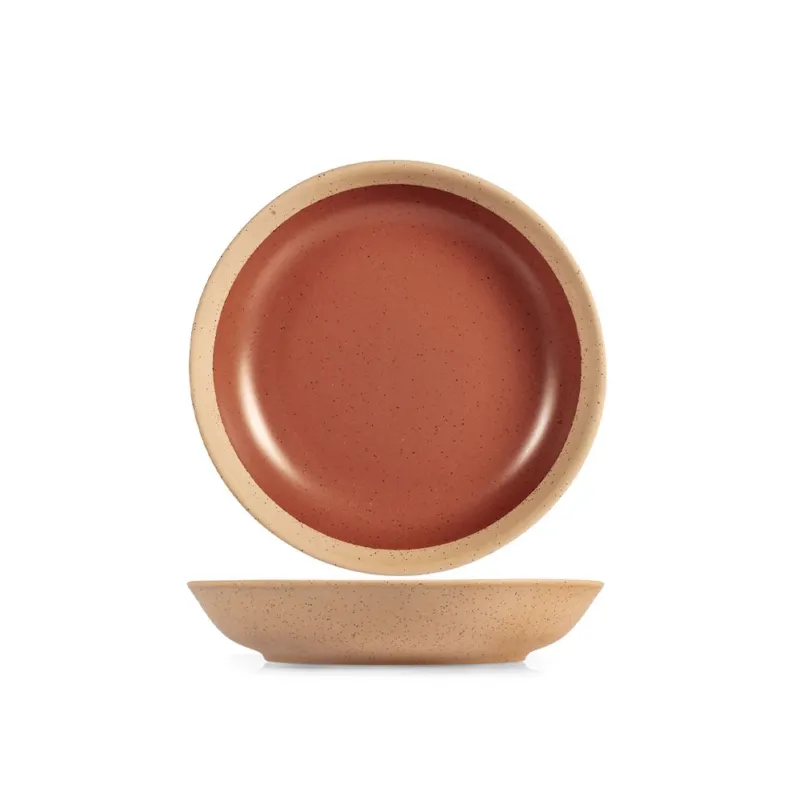 Promo Stagionale GEMME PIATTO FONDO 20 CM TERRACOTTA