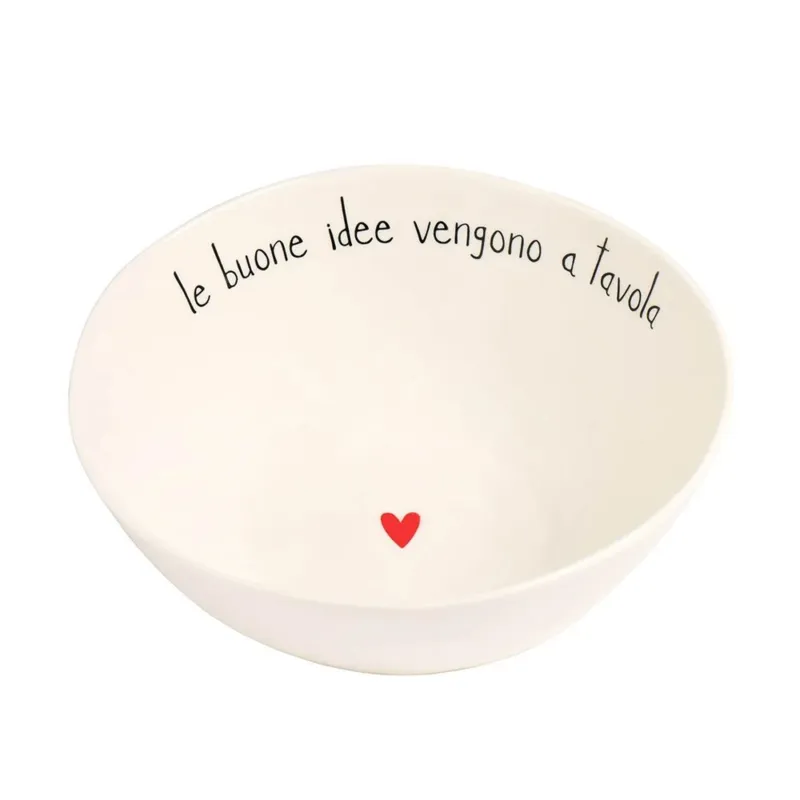 Non Perdere INSALATIERA LE BUONE IDEE VENGONO A TAVOLA 20 CM